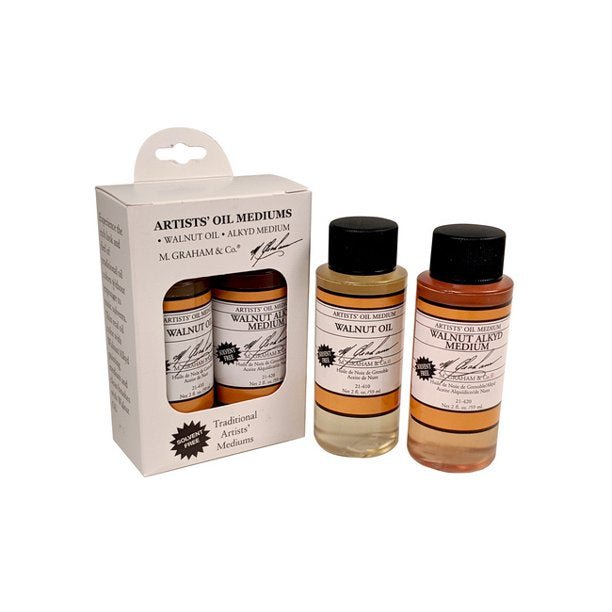 M Graham Walnut Oil and Walnut Alkyd Mediums - Art Department LLC