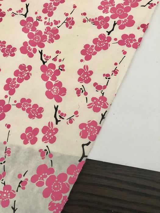 Cherry Blossom Handmade Decorative Paper Pink
