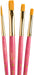 Real Value Brush Sets, 4-Brush Sets, 4 Brush Golden Taklon Brush Set Round 4, Shader 4, 6,10 | Princeton Art & Brush Co