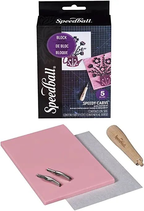 Speedy - Carve Block Printing Kit (5 pc) - Art Department LLC