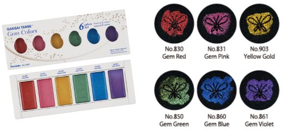 Gansai Tambi 5&6 Color Sets - Art Department LLC