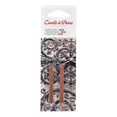Conte Crayon Packs, Bistre (2/PKg.) - Art Department LLC
