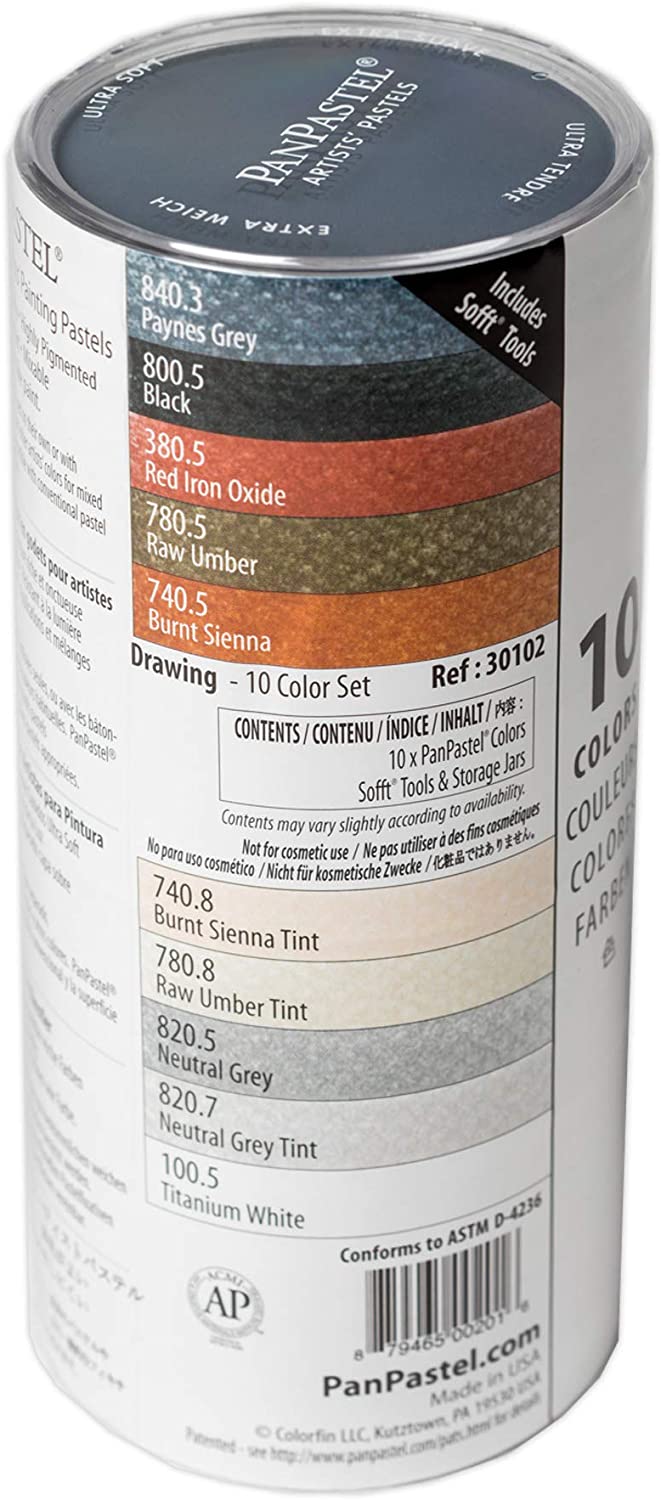PanPastels Sets, 10 - Colors - Art Department LLC