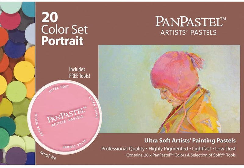 PanPastels Sets, 20 - Colors, Portrait - Art Department LLC