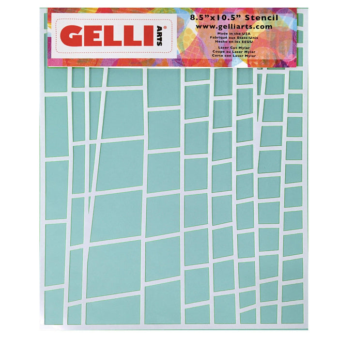 Gelli Arts Stencils - Designed to print with 8x10 Gelli Arts® printing plate, Ladder