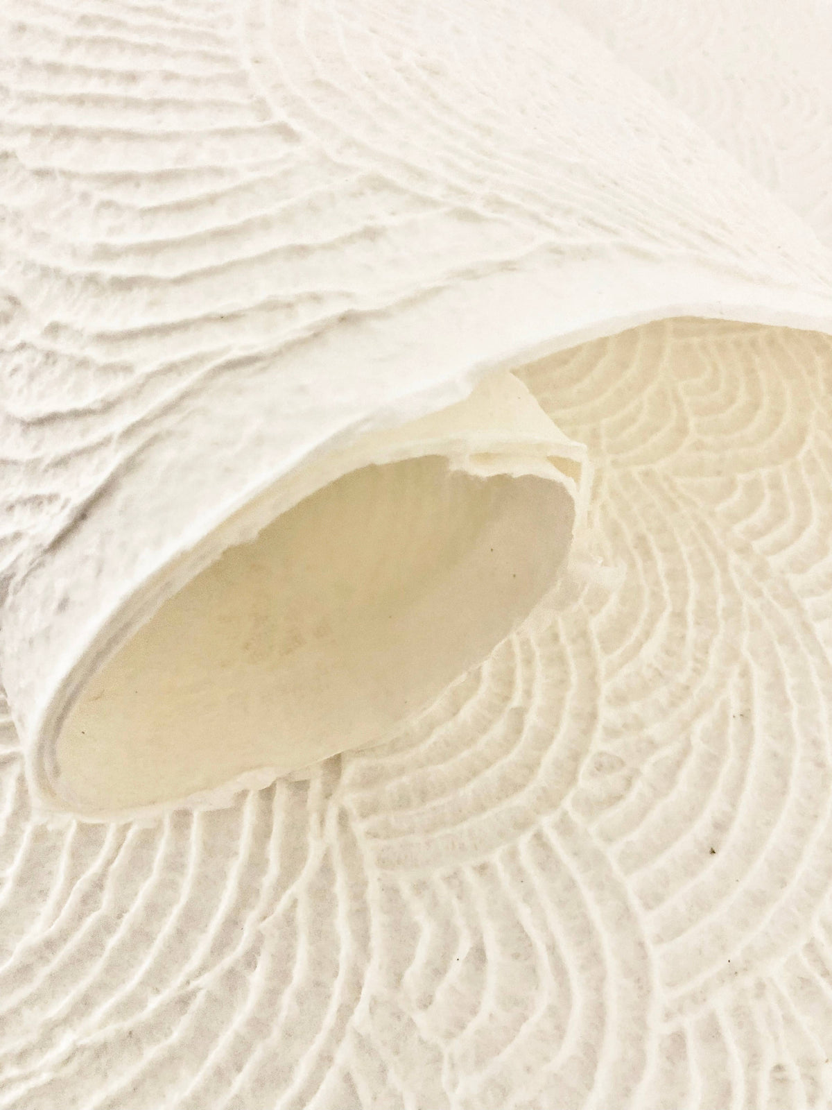 White Decorative Hills Mulberry Paper, Handmade Paper — Art Department LLC