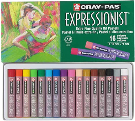 Cray-Pas Expressionist Oil Pastels, Sets, 16-Color Set | Sakura