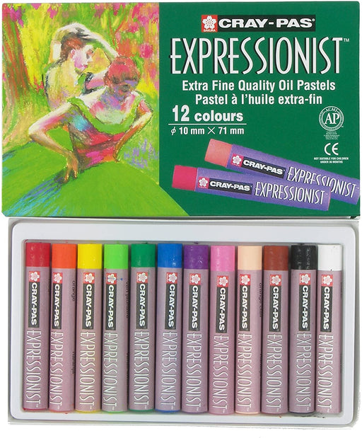 Cray-Pas Expressionist Oil Pastels, Sets, 12-Color Set | Sakura
