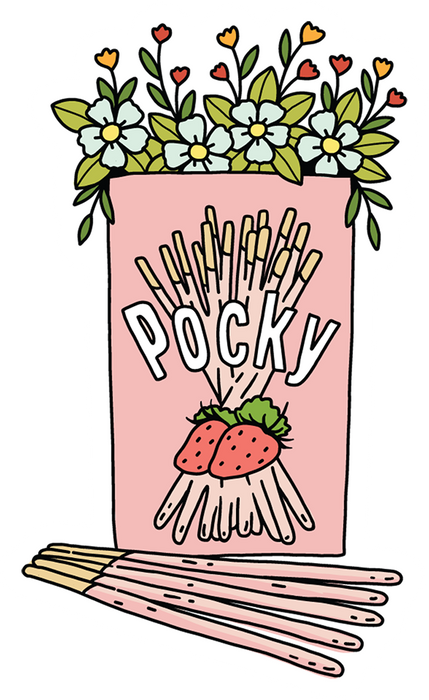 Pocky Sticker