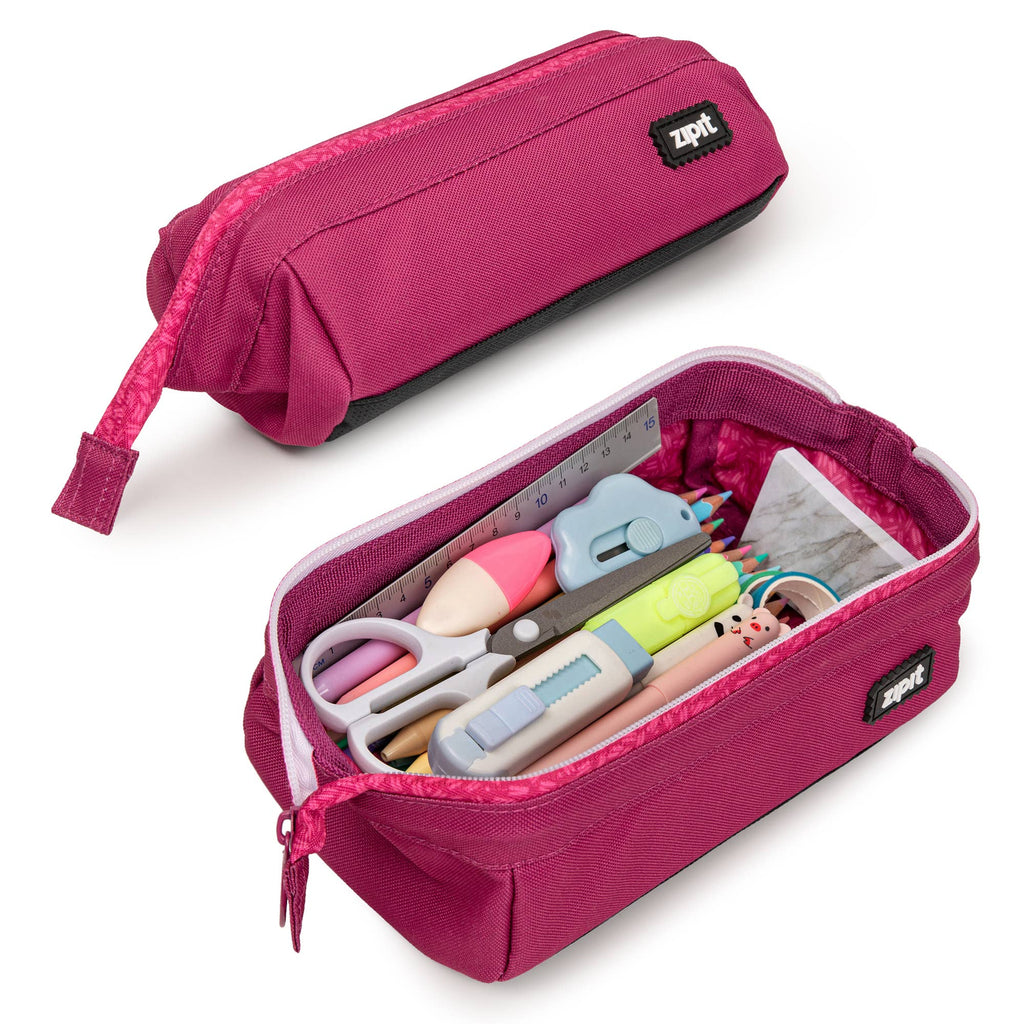 ZIPIT Lenny Pencil Case, Pink Art Department LLC