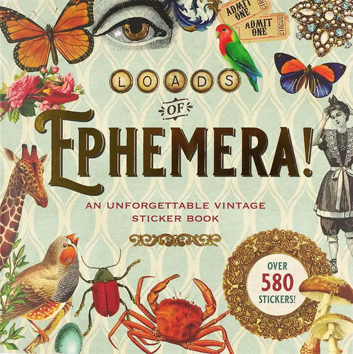 Ephemera Sticker Books