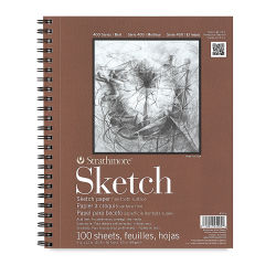 Strathmore Sketchpad 400 Series 118gsm 22.9 x 30.5cm (50 Pages) Toned Gray