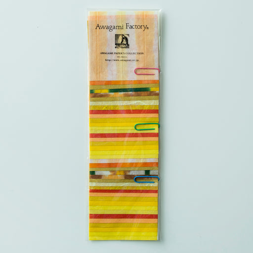 Washi Collection Colored Paper Set, Yellow