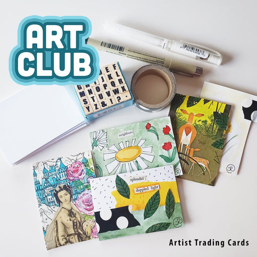 Previously Recorded Art Club | Artist Trading Cards | Instructor: Jessica Ramey