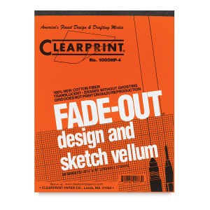 Clearprint 1000H Drafting Vellum - 8 1/2'' x 11'', 50 Sheets | Clearprint