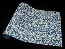Black Ink Handmade Screenprinted Decorative Paper - Art Department LLC