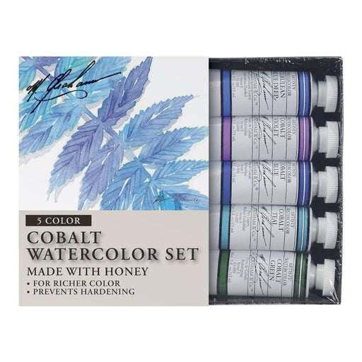M. Graham Tube Watercolor Cobalt Mix Set 1/2 Oz | M. Graham & Co