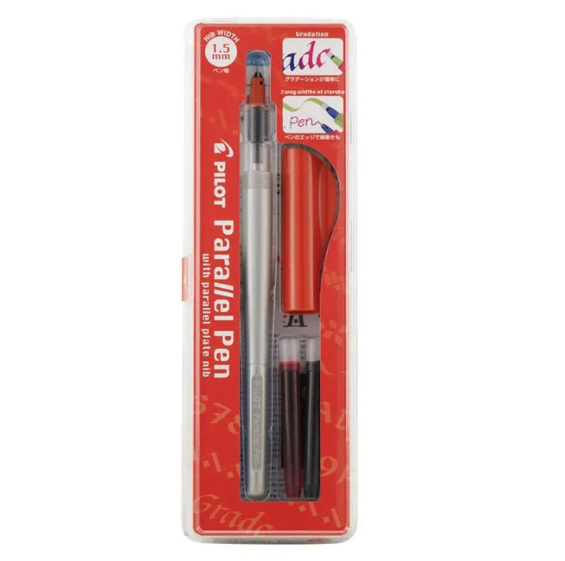 Parallel Pens with Red and Black Ink, Calligraphy Pens - Art Department LLC