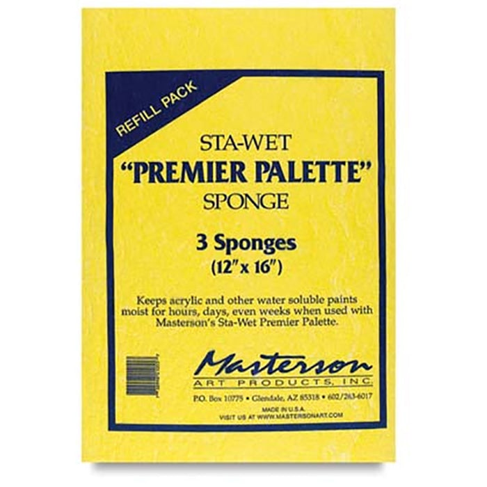 Masterson Sta-Wet Premier Sponge Refill 3 Pack