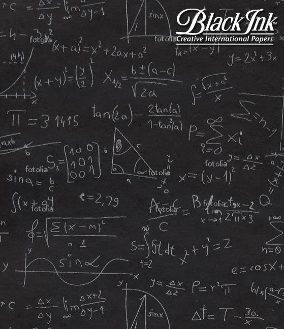 Black Ink Handmade Screenprinted Decorative Paper - Art Department LLC