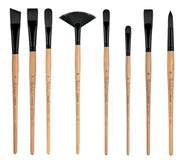 Catalyst Polytip Long Handle Bristle Brushes - Art Department LLC