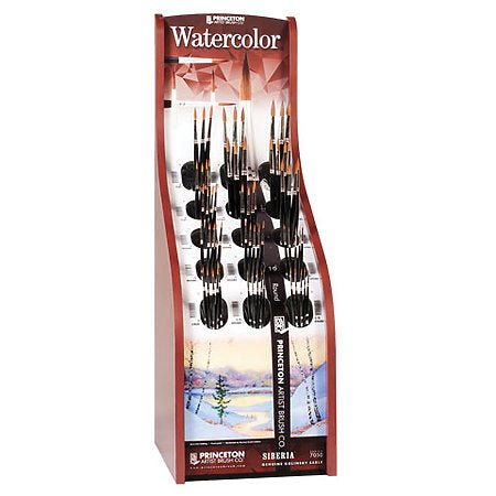 Kolinsky Red Sable Short Handle Watercolor Brushes - Art Department LLC