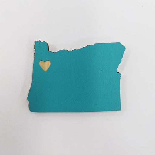 Oregon Heart Magnet | SnowMade
