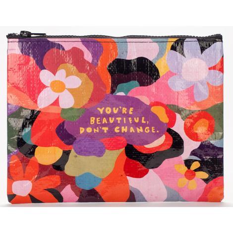 Blue Q Zipper Pouch - Art Department LLC