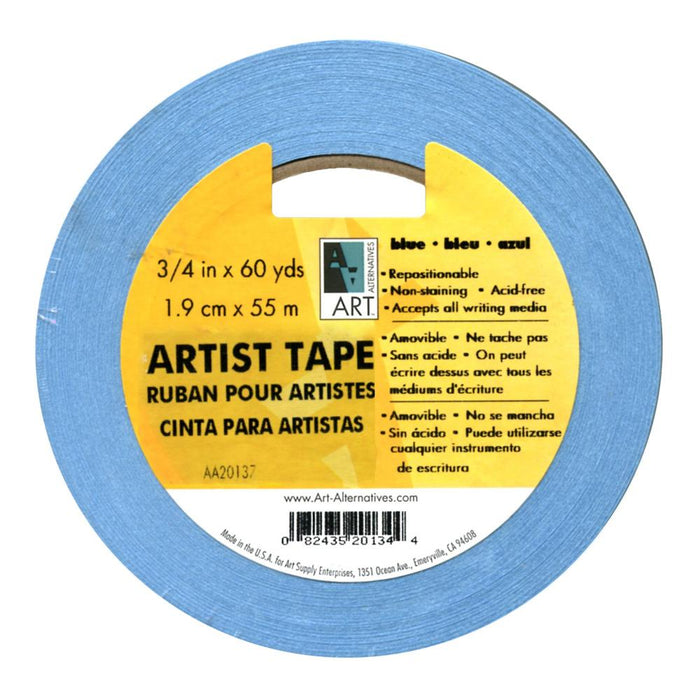 AA Artist Tape White 1/2inx60yd