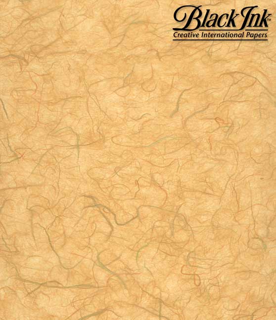 Black Ink Handmade Decorative Paper 12x12 sheets - Art Department LLC
