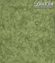 Black Ink Handmade Decorative Paper 12x12 sheets - Art Department LLC