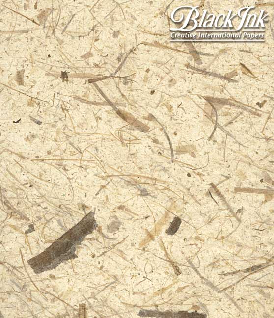 Black Ink Handmade Decorative Paper 12x12 sheets - Art Department LLC