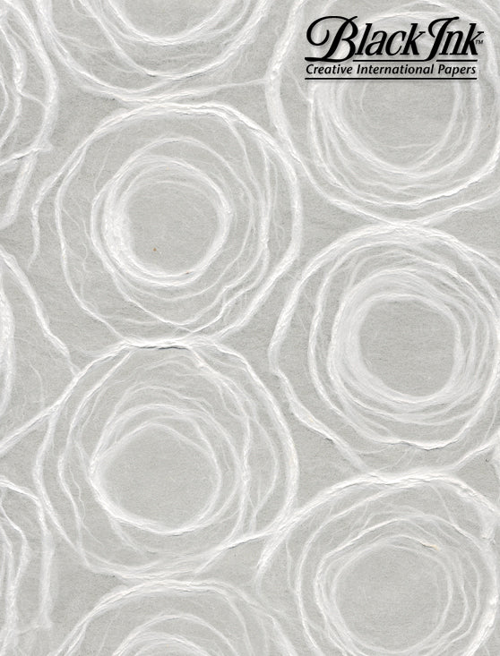 Black Ink Handmade Decorative Paper 12x12 sheets - Art Department LLC