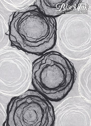 Black Ink Handmade Decorative Paper 12x12 sheets - Art Department LLC