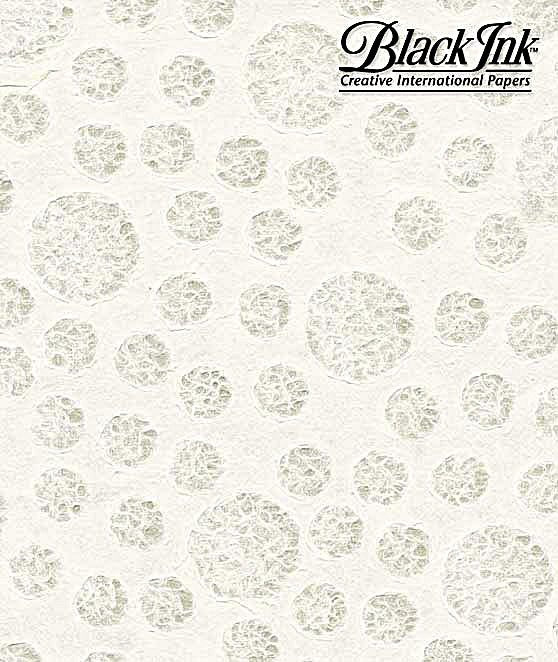 Black Ink Handmade Decorative Paper 12x12 sheets - Art Department LLC