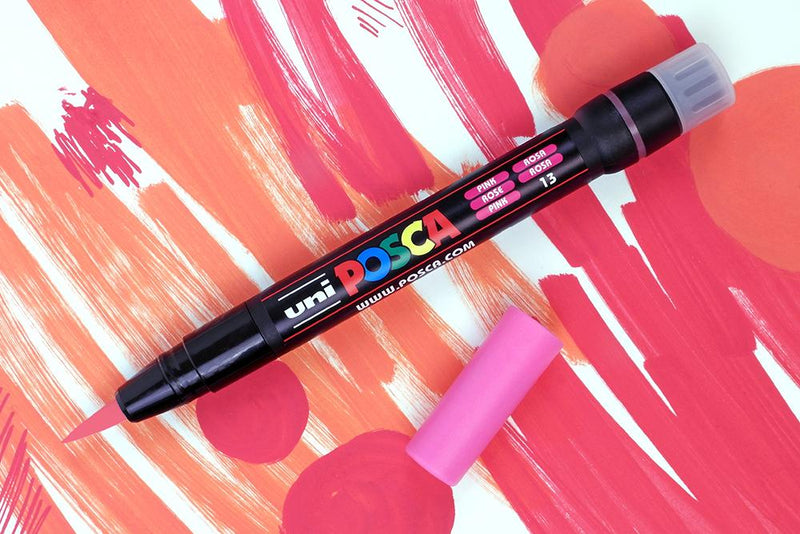uni POSCA Paint Marker PCF - 350 Brush Tip - Art Department LLC