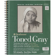 Strathmore 400 Series Toned Gray Sketch Paper Pads - Art Department LLC