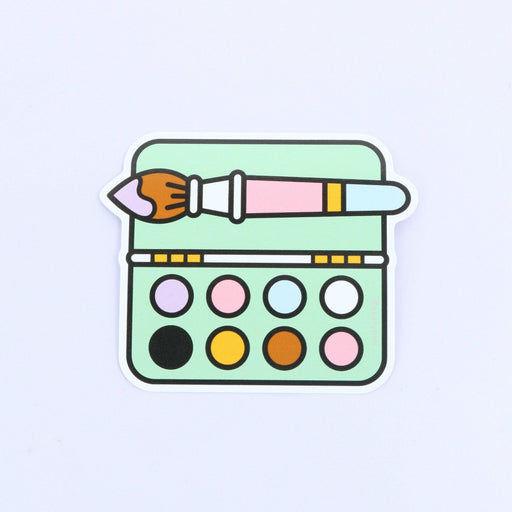 Paint Palette Large Vinyl Sticker | Punky Pins