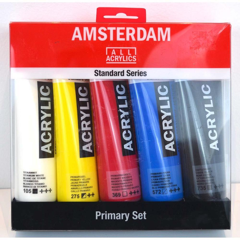 Amsterdam Acrylic paint 500 ml 572 Primary cyan – Splendith