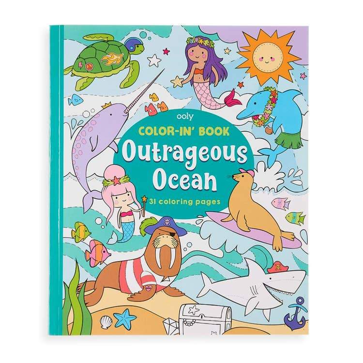 Outrageous Ocean Coloring Book - Art Department LLC