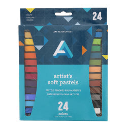 Artist Soft Pastel Sets, 24-Color Set Assorted | Art Alternatives