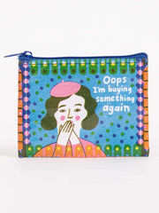 Blue Q Coin Purse - Art Department LLC