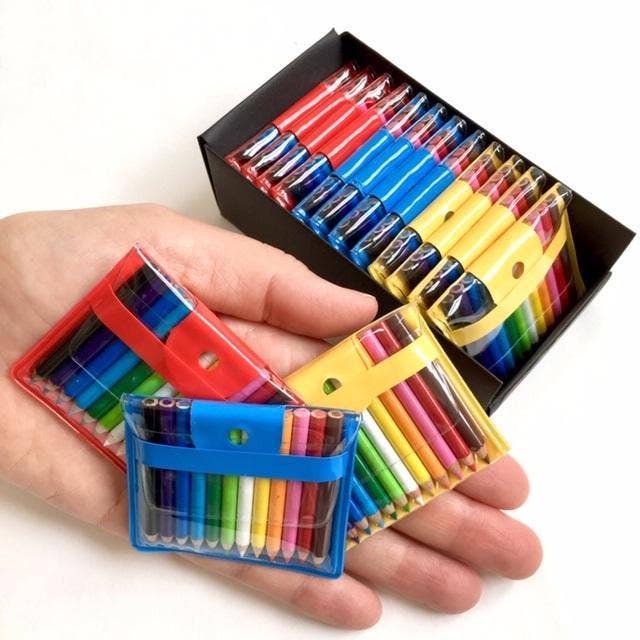 Tiny Colored Pencil Set in Travel Pouch - Art Department LLC