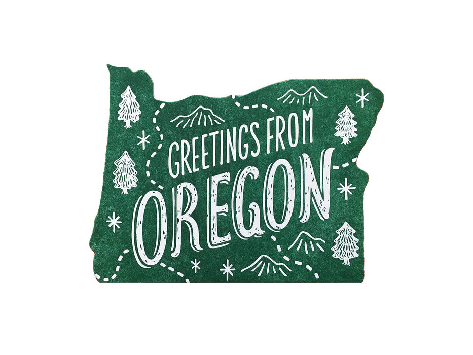 Noteworthy Paper & Press - Oregon State Postcard