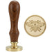 Wax Seal Stamps with Solid Wood Handle and Brass Head