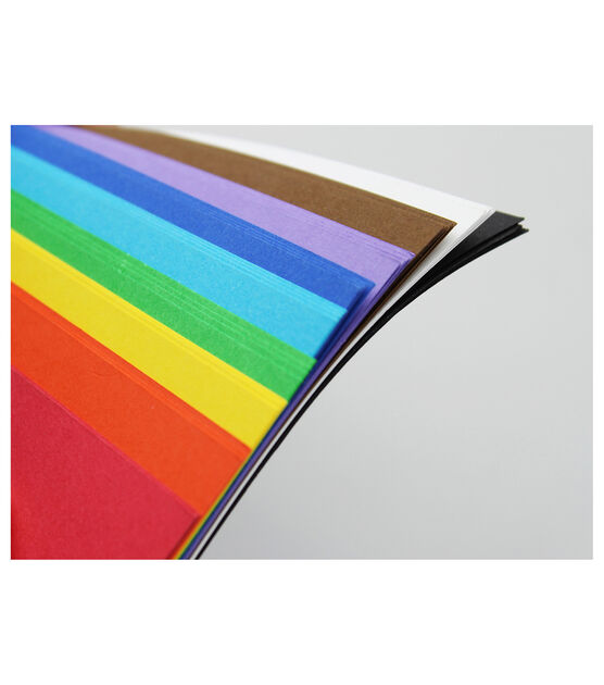  Premium Colored Cardstock Paper 8.5” x 11”, Assorted