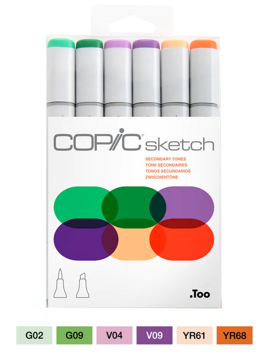 Copic Sketch 72 Color Marker Set A / B / C / D / E