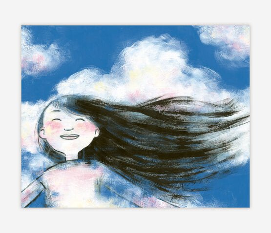 Corinna Luyken Tree in Me - Sky Archival Print 11x14" - Art Department LLC