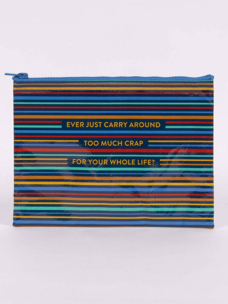 Blue Q Zipper Pouch - Art Department LLC