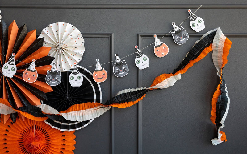Vintage Halloween Crepe Paper Banner - Art Department LLC